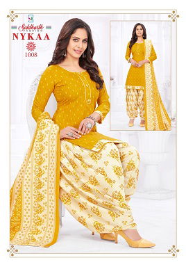 Siddharth Nykaa Casual Wear Cotton Printed Latest Ready Made Dress Collection